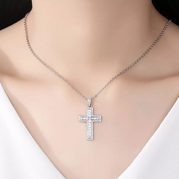 HOST PICK Beautiful Silver Cross Necklace - Picture 3 of 5